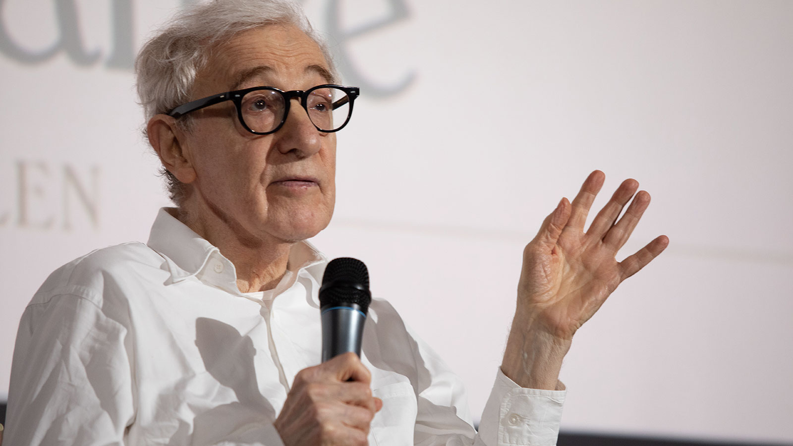 Woody Allen a Roma per Coup de chance: 'Scelgo solo grandi attori e poi li lascio liberi di recitare'