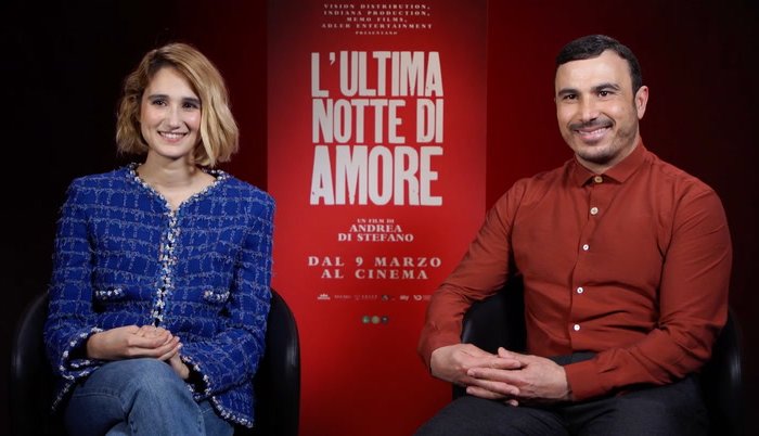 L'ultima notte di Amore: Linda Caridi e Francesco Di Leva
