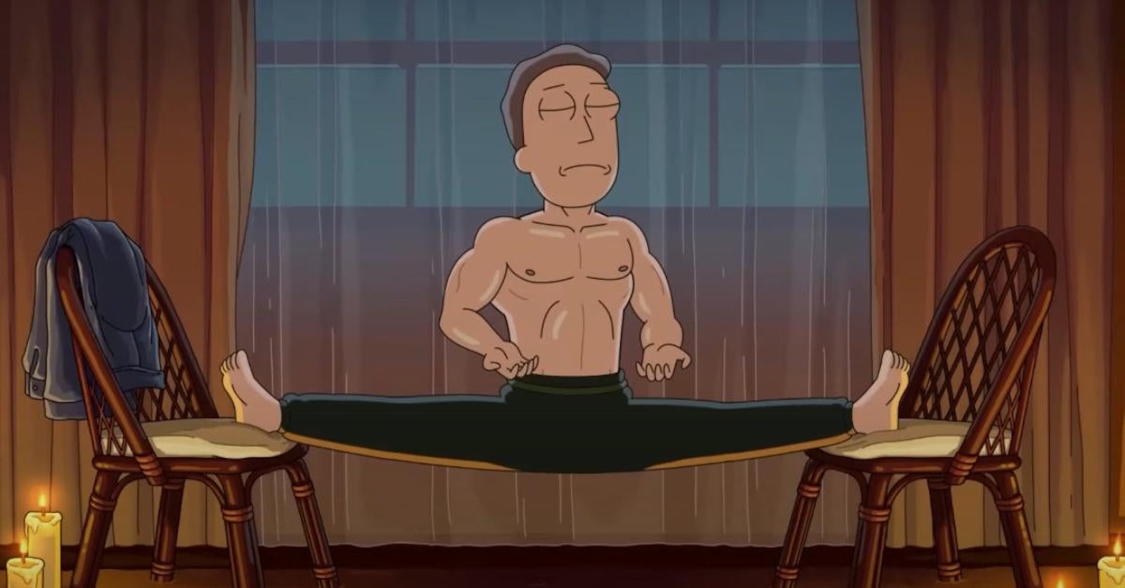 Rick and Morty 7: Jerry as Jean-Claude Van Damme in Bloodsport in new image