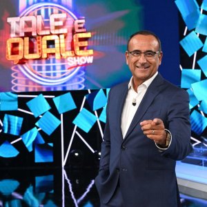 Carlo Conti, conduttore del Tale e Quale Show