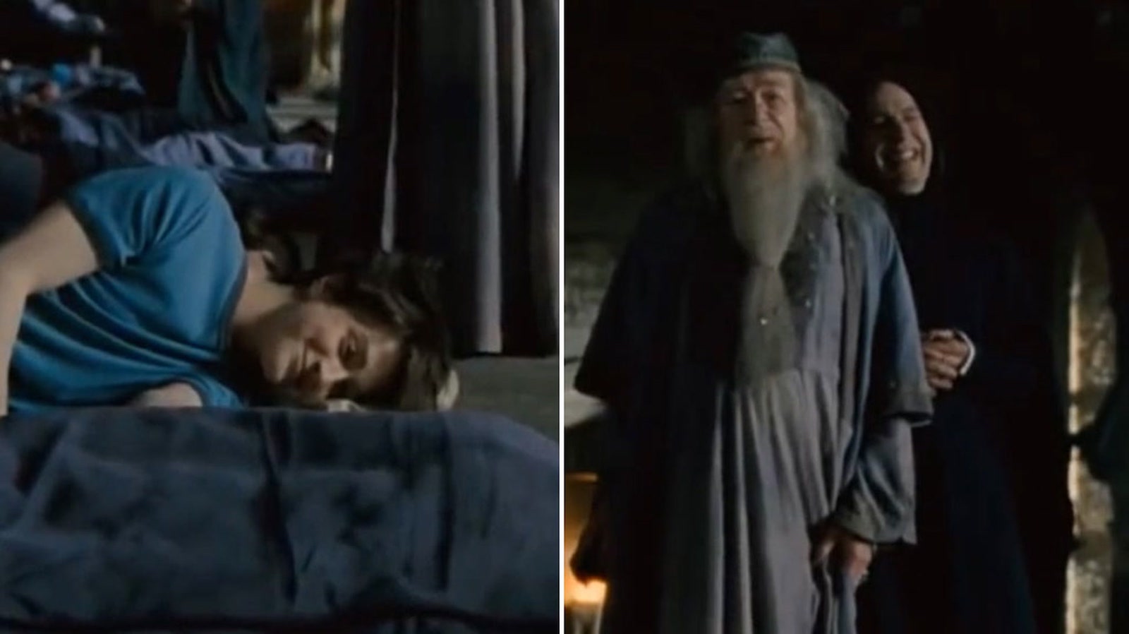 Harry Potter, i fan ricordano lo scherzo di Michael Gambon e Alan Rickman a Daniel Radcliffe