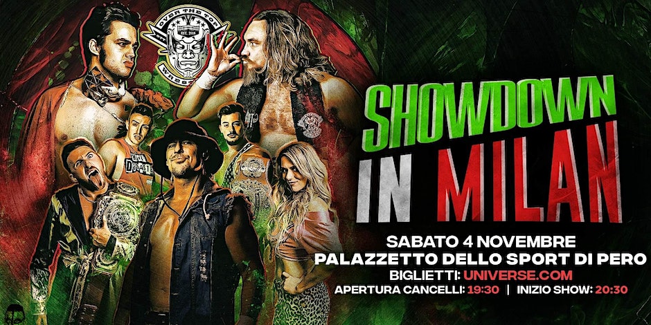 Showdown in Milan, primi match annunciati per il grande evento della OTT (Over The Top Wrestling)