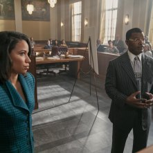 The Burial - Il caso O'Keefe: Jurnee Smollet e Jamie Foxx in una scena del film