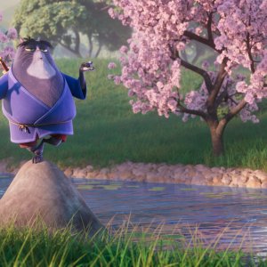 Paws of Fury: La leggenda di Hank - una scena del film d'animazione