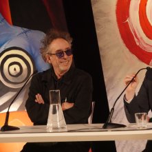 Tim Burton inaugura la mostra Il mondo di Tim Burton a Torino