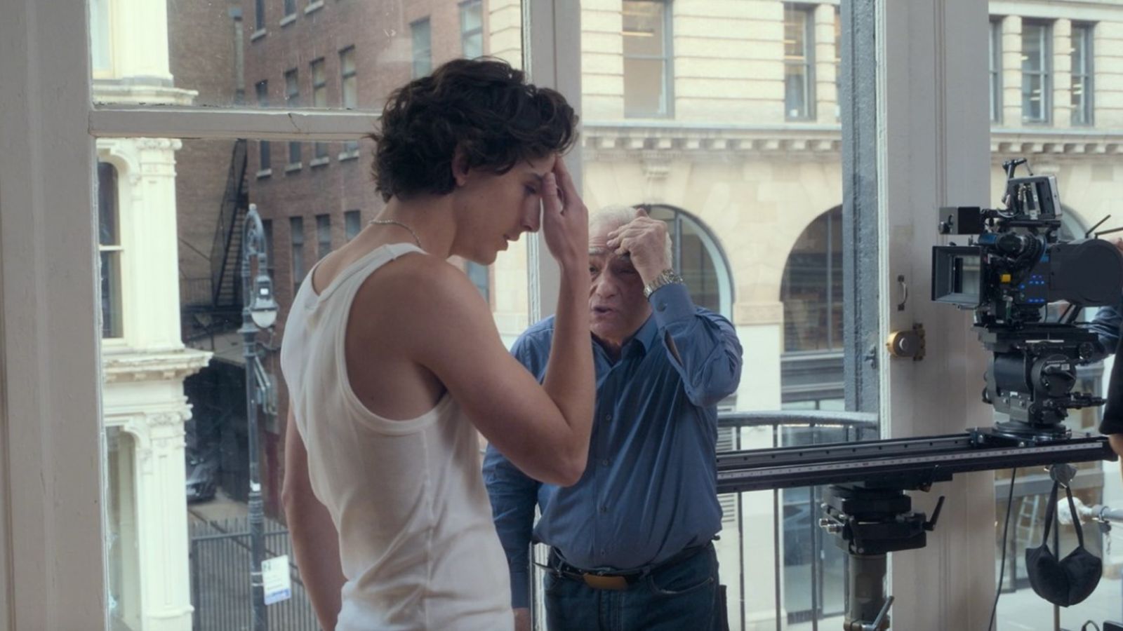 Timothée Chalamet and Martin Scorsese: behind-the-scenes photos of the Bleu de Chanel campaign