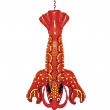 Jeff Koons. Un ritratto privato: Lobster dalla serie 'Popeye' Alluminio policromo e catena in acciaio verniciato 2003