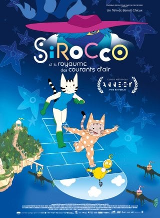 La locandina del film Sirocco and the Kingdom of Air Streams