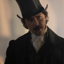 I Leoni di Sicilia: Michele Riondino durante una scena della serie