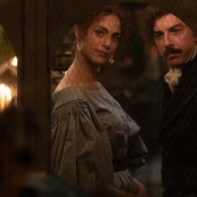 I Leoni di Sicilia: Miriam Leone e Michele Riondino in una scena della serie