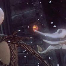 Nightmare Before Christmas: Jack Skellington insieme al cane Zero