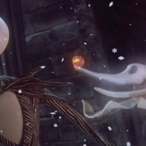 Nightmare Before Christmas: Jack Skellington insieme al cane Zero