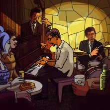 They Shot the Piano Player: una scena del film animato