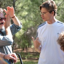 L'Altra Via: Fausto Verginelli sul set del film con Giuseppe Pacenza