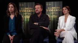 I limoni d'inverno: intervista a Caterina Carone, Christian De Sica, Teresa Saponangelo