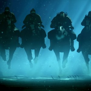 Blue Eye Samurai: una scena della serie