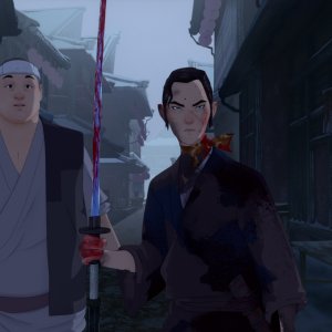 Blue Eye Samurai: una scena