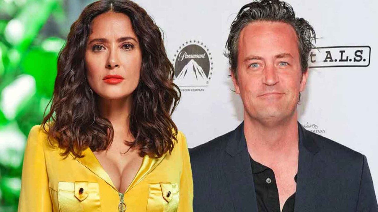 Matthew Perry: Salma Hayek rende omaggio all'ex collega di Mela e Tequila