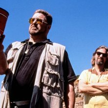 Il grande Lebowski: Jeff Bridges e John Goodman in un'immagine