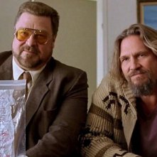 Il grande Lebowski: Jeff Bridges e John Goodman in una scena