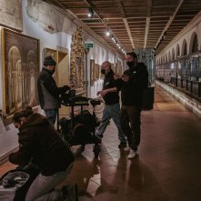 Giotto e il sogno del Rinascimento: una foto dal set