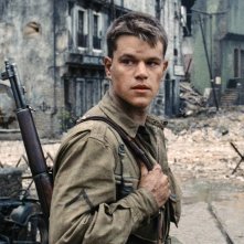 Salvate il soldato Ryan: Matt Damon in una scena del film