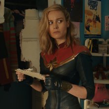 The Marvels: Brie Larson in una scena del trailer