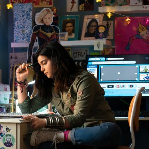 The Marvels: Iman Vellani in una foto del film