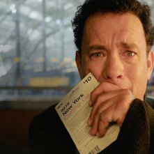 The Terminal: Tom Hanks in un primo piano