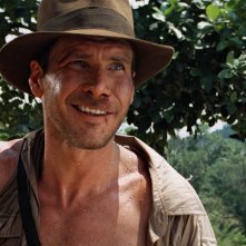 I predatori dell'Arca perduta: Harrison Ford in una foto