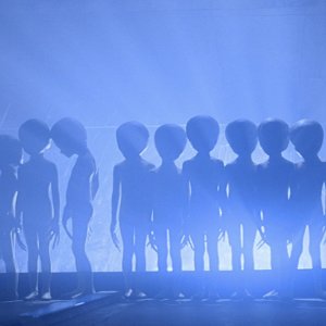 Incontri ravvicinati del Terzo Tipo: una scena con gli alieni