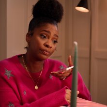 Scivolando sulla neve: una foto