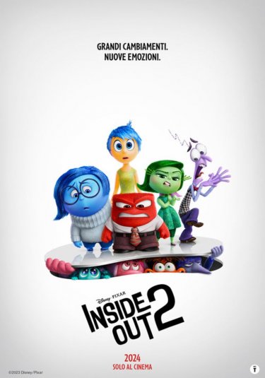 Inside Out 2 Teaser Poster Italiano