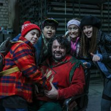 Elf Me: un'immagine sul set