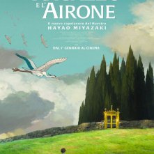 Il ragazzo e l'airone: nuovo poster italiano