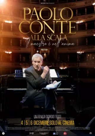 Locandina di Paolo Conte alla Scala. Il Maestro è nell'anima
