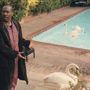 Buon Natale da Candy Cane Lane: Eddie Murphy in una scena del film
