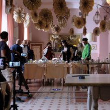 Doppia coppia: una foto dal set del film