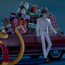 Troppo cattivi - Un Natale troppo cattivo: Mr. Wolf e Mr. Snake in una scena del corto animato