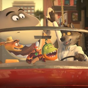 Troppo cattivi - Un Natale troppo cattivo: la gang al completo in una scena del corto animato