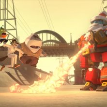 Troppo cattivi - Un Natale troppo cattivo: una scena action dello speciale natalizio