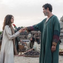 Vangelo Secondo Maria: Benedetta Porcaroli, Alessandro Gassmann in una scena del film