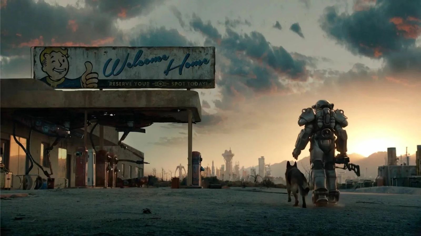 Fallout: un mostruoso Walton Goggins nelle prime immagini della serie Prime Video