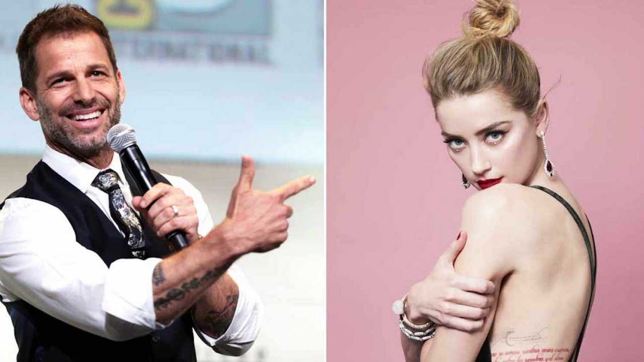 Zack Snyder: 'Non capisco chi critica Amber Heard, lavorerei con lei in un secondo'