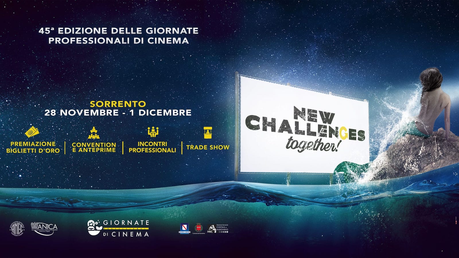 Sorrento: il programma del 1 dicembre delle Giornate Professionali di Cinema