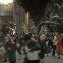 Godzilla Minus One: una scena di panico