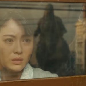 Godzilla Minus One: una scena del film