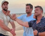 Chris, Liam e Luke Hemsworth a torso nudo: le foto hot di una vacanza di famiglia