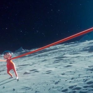 Stralunato: un frame del corto animato