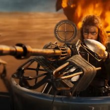 Furiosa: A Mad Max Saga - Anya Taylor-Joy in una scena d'azione